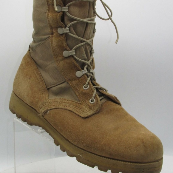 Belleville Size 11.5 M Brown Suede Boots R5 E8 Belleville 510 MEF Ultralight Marine Corps Coyote Boot main image 4
